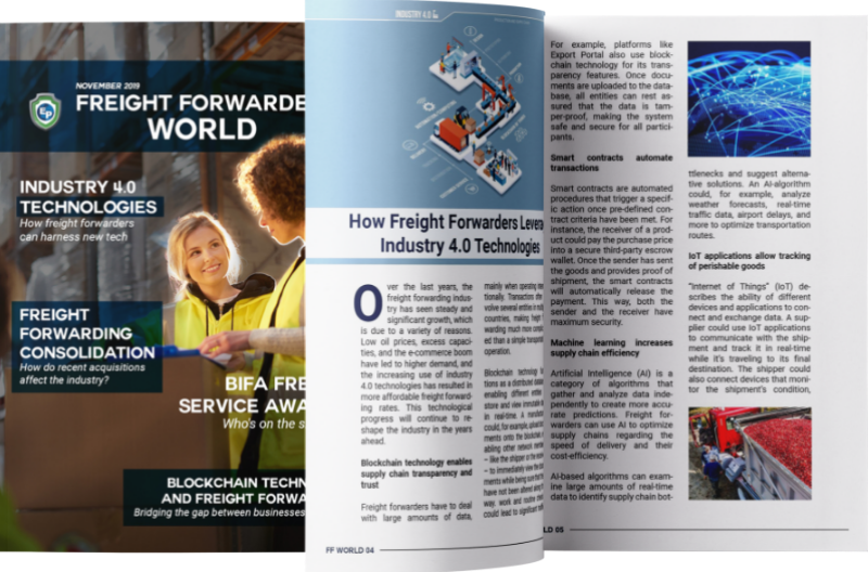 Welcome to Freight Forwarders’ World Magazine’s second issue!